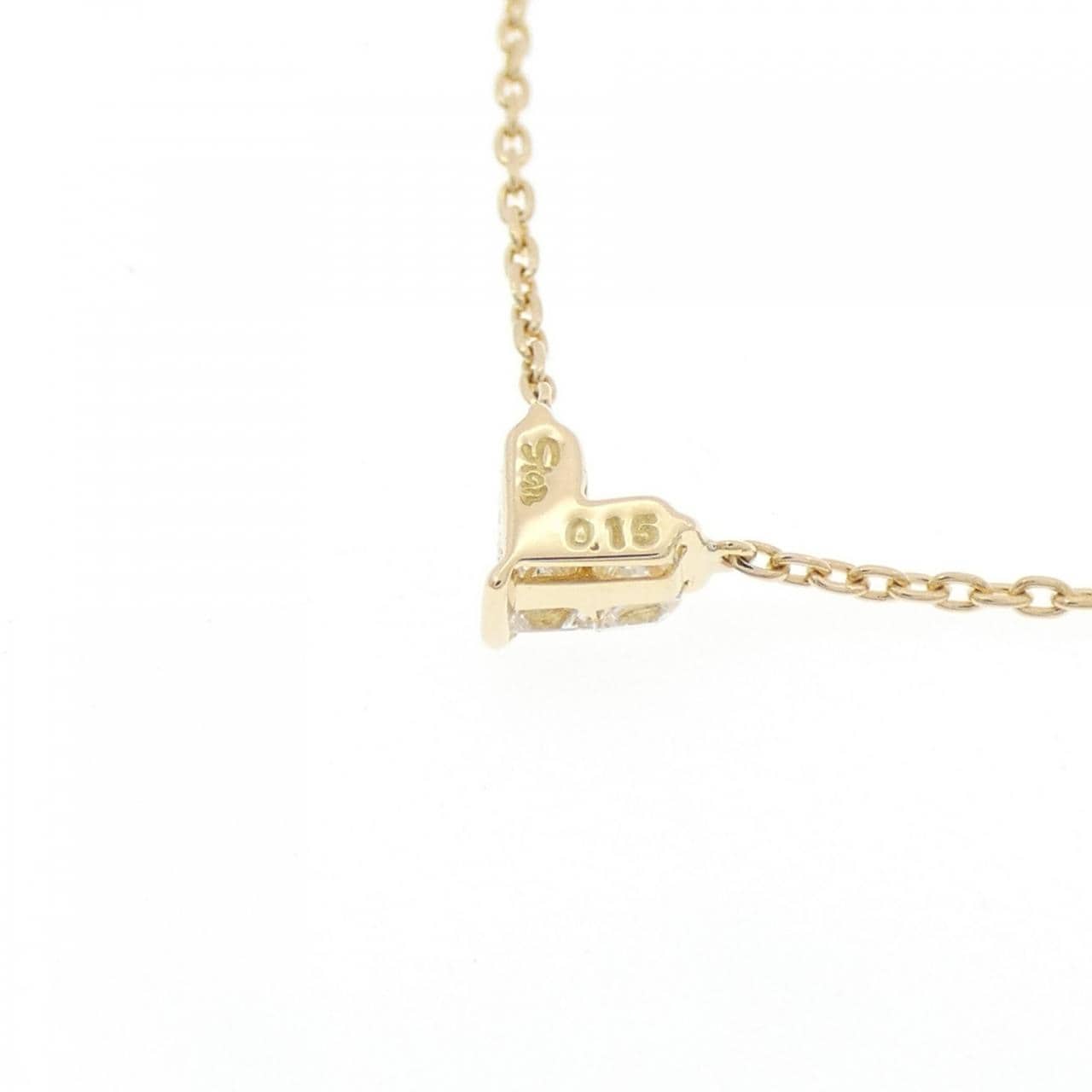 スタージュエリー ミステリアスハート ネックレス 0.15CT