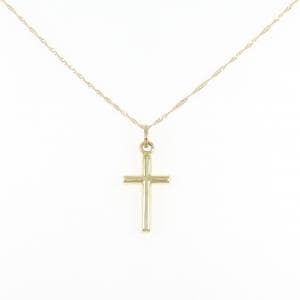 K18YG クロス ネックレス