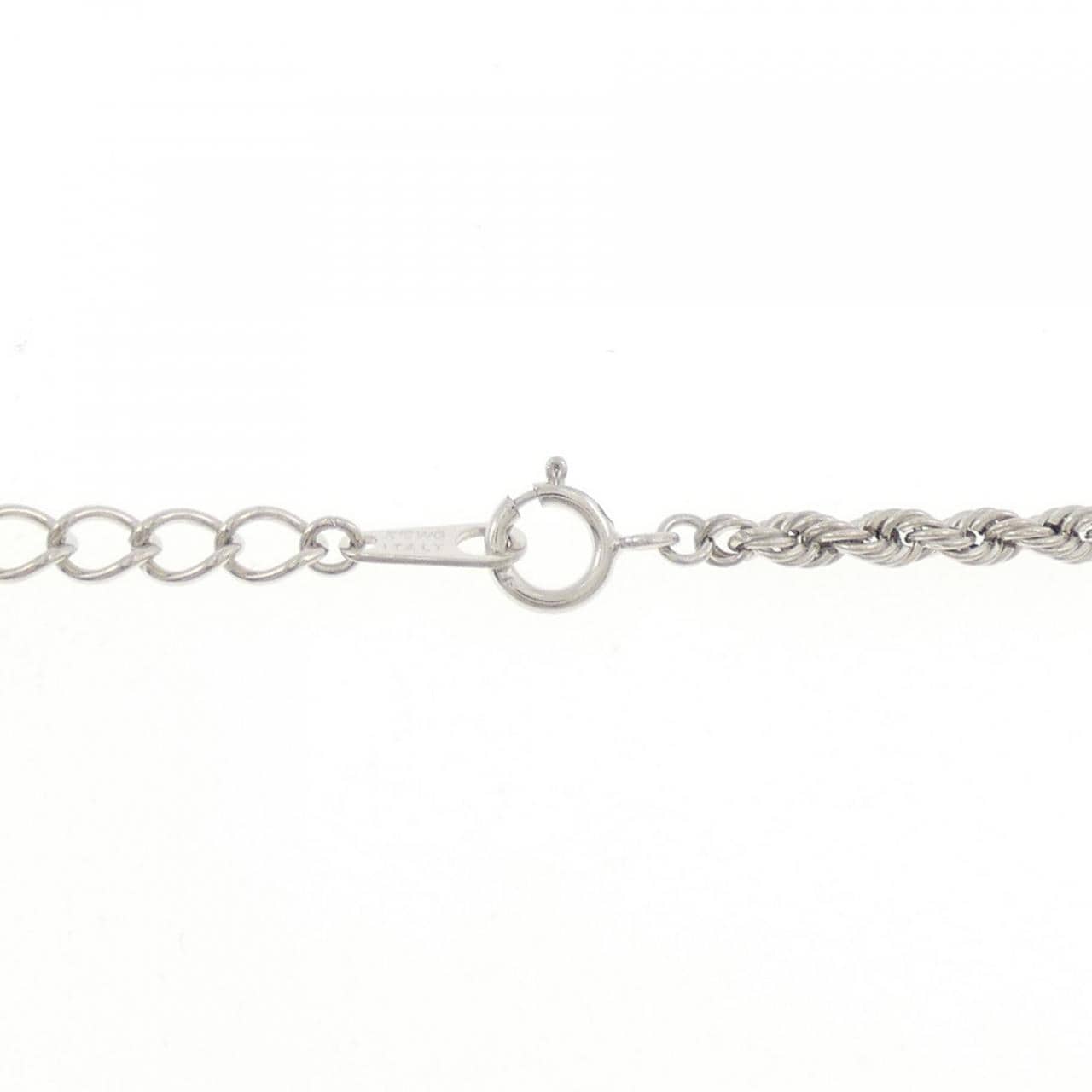 K18WG ダイヤモンド ネックレス 1.12CT