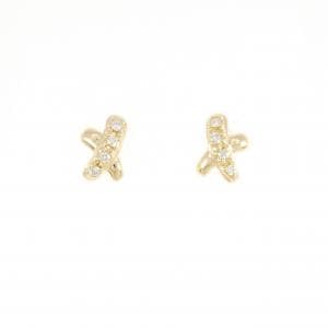 K18YG ダイヤモンド ピアス 0.10CT