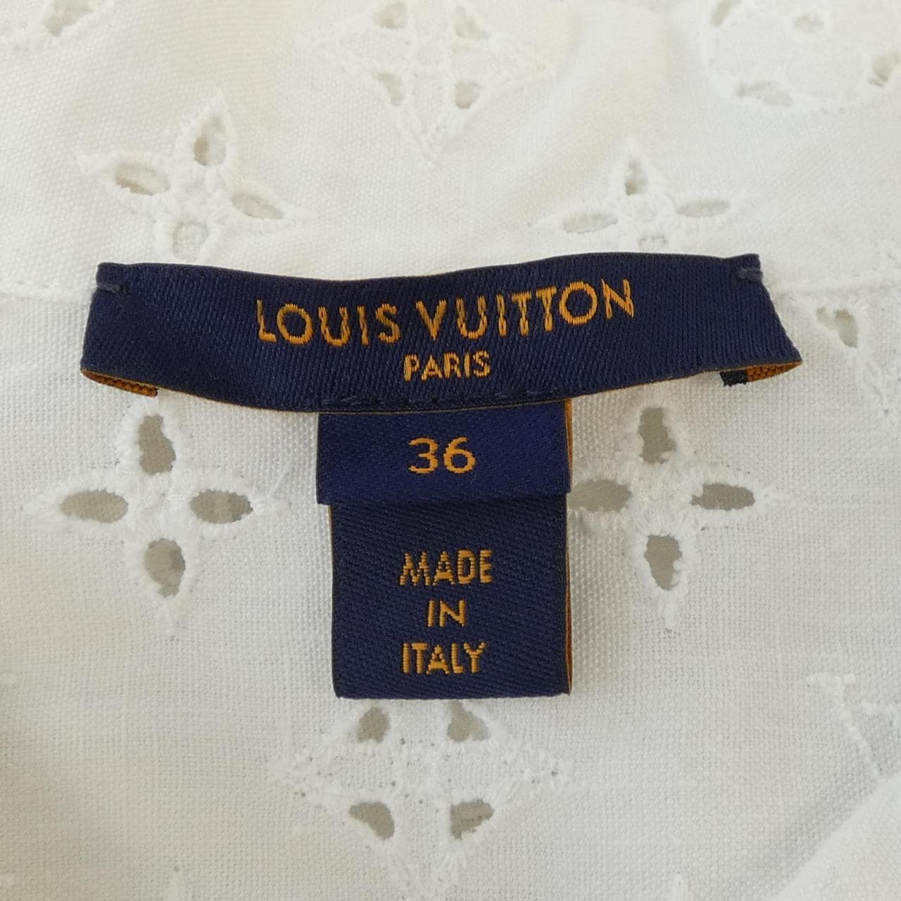 ルイヴィトン LOUIS VUITTON ブロデリーアングレーズモノグラムパジャマシャツ FNBB06O92 シャツ