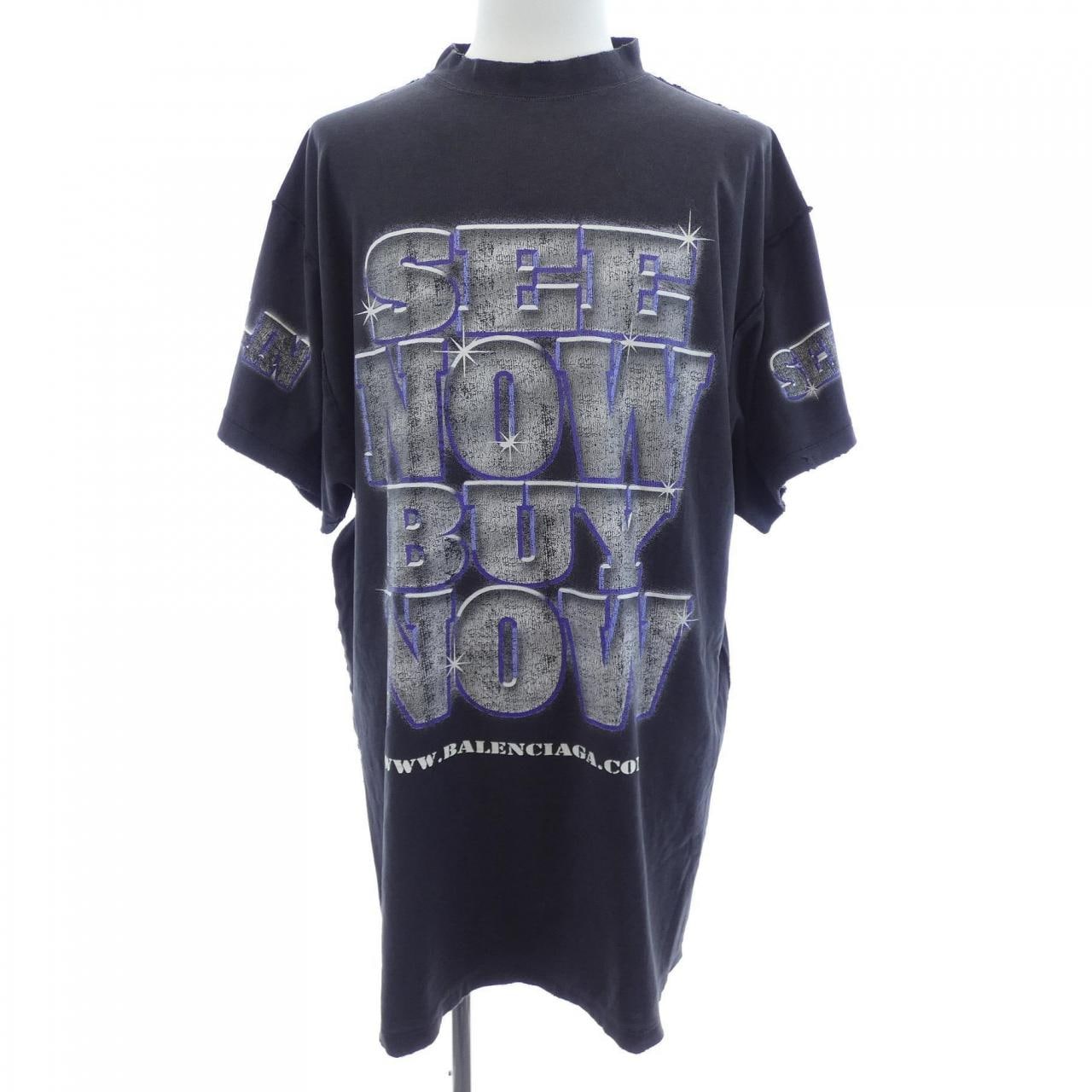 バレンシアガ BALENCIAGA 787358 TQVE8 UNISEX Tシャツ