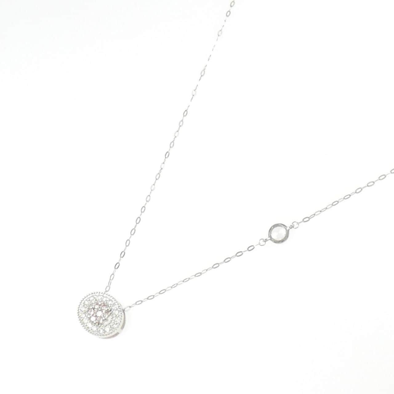 PT900/PT950 ピンクダイヤモンド ネックレス 0.10CT