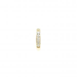K18YG ダイヤモンド ピアス 0.10CT 片耳