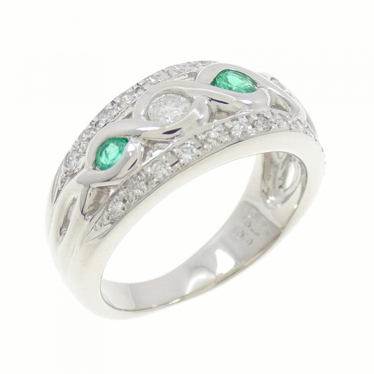 PT エメラルド リング 0.16CT