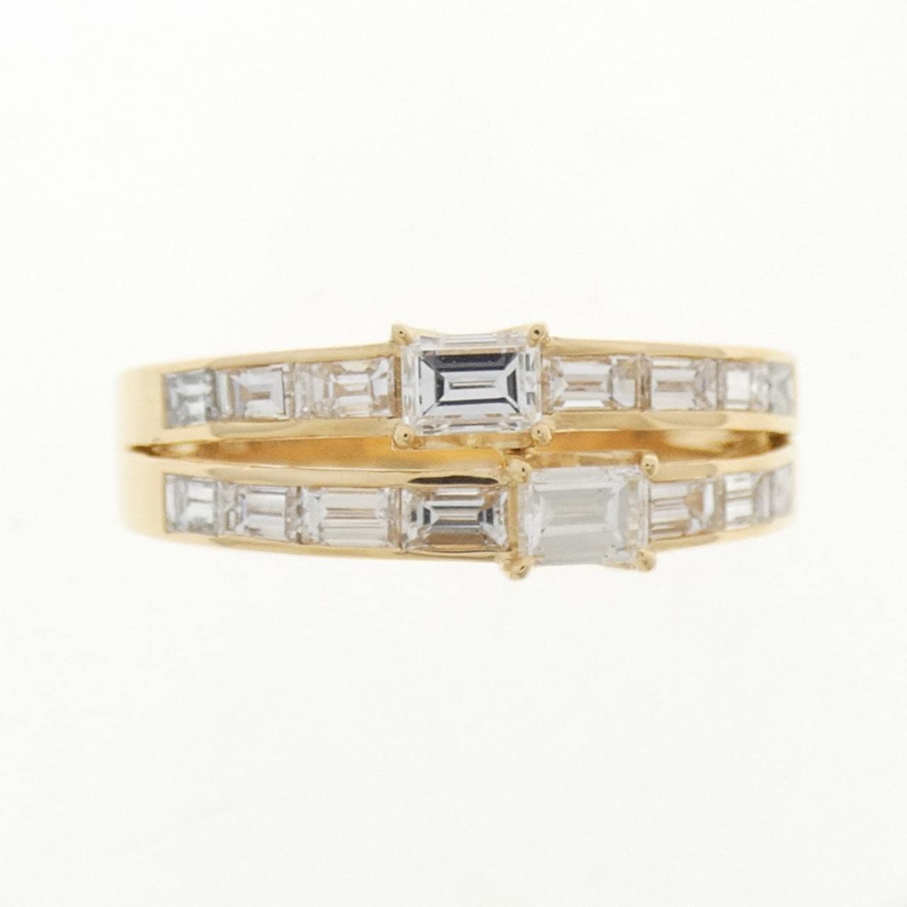 K18YG ダイヤモンド リング 1.802CT