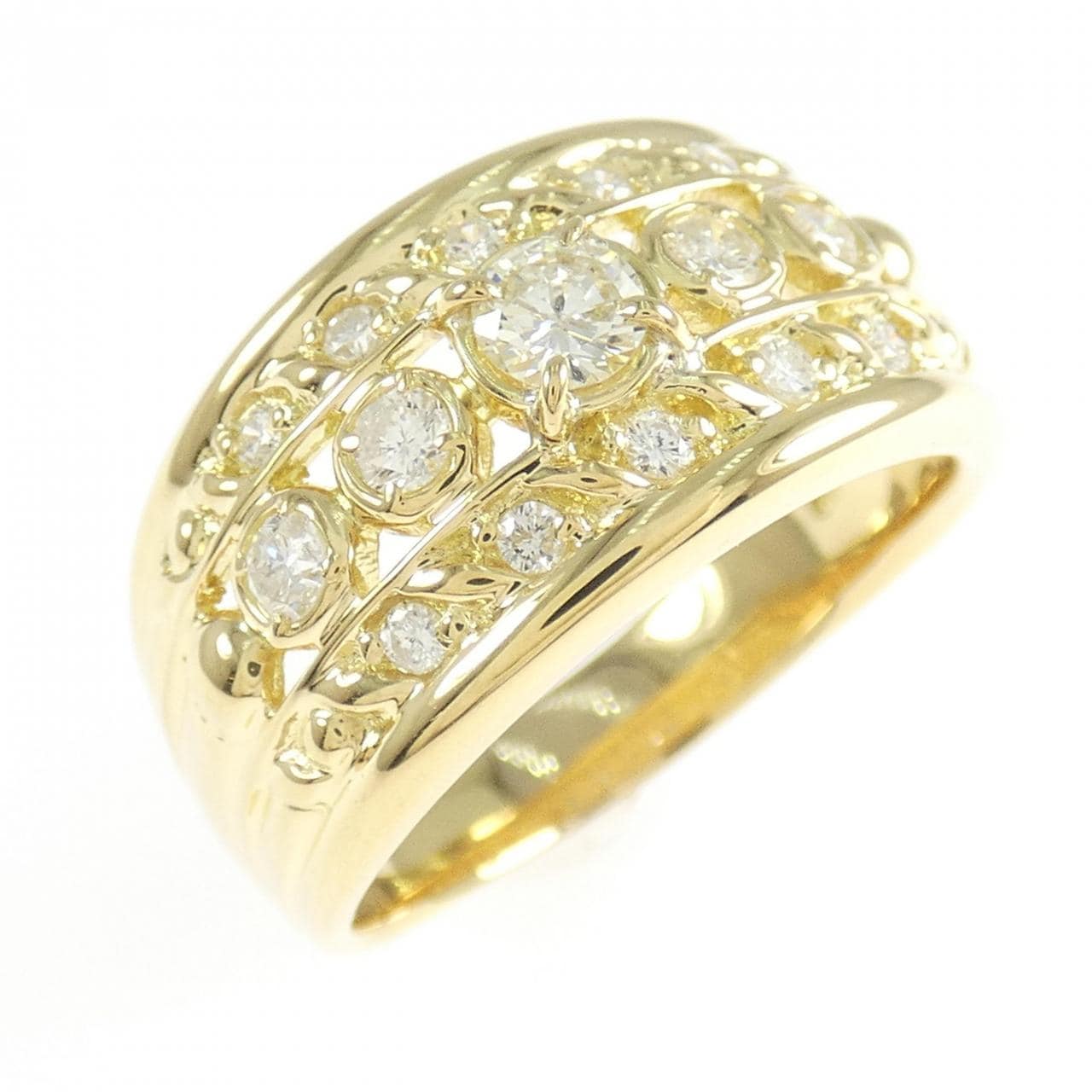 K18YG ダイヤモンド リング 0.52CT