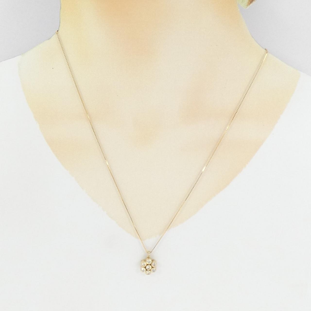 K18YG 2WAY ダイヤモンド ネックレス 0.50CT