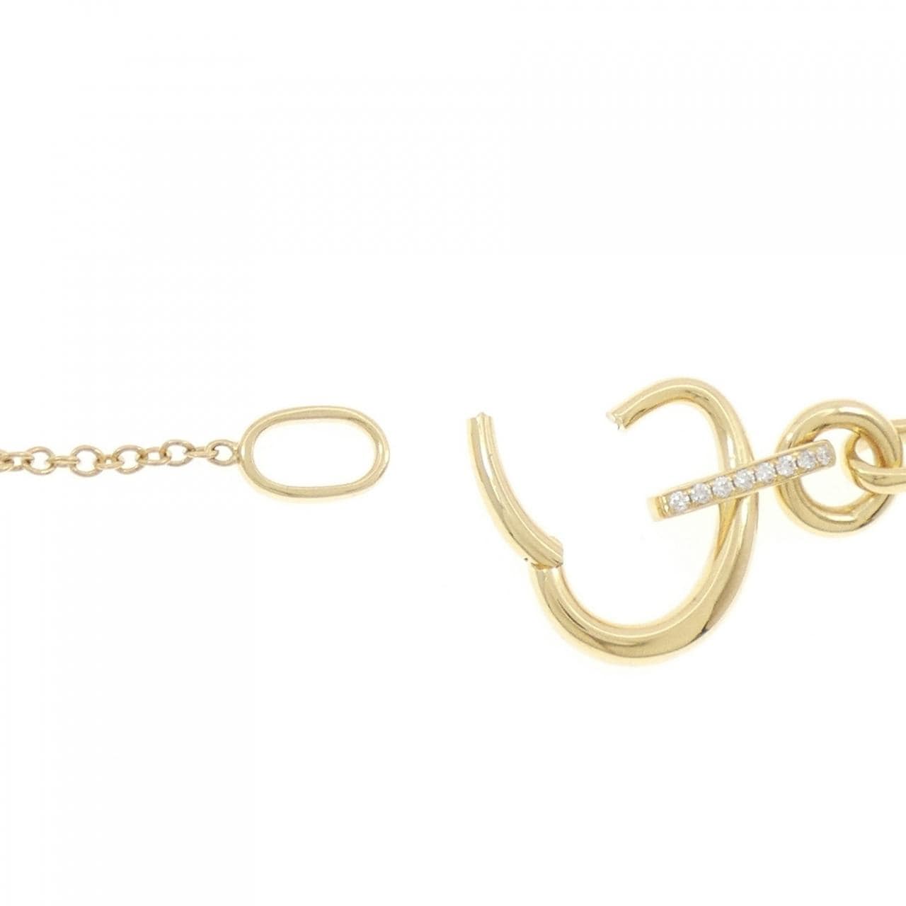 K18YG ダイヤモンド ネックレス 0.086CT