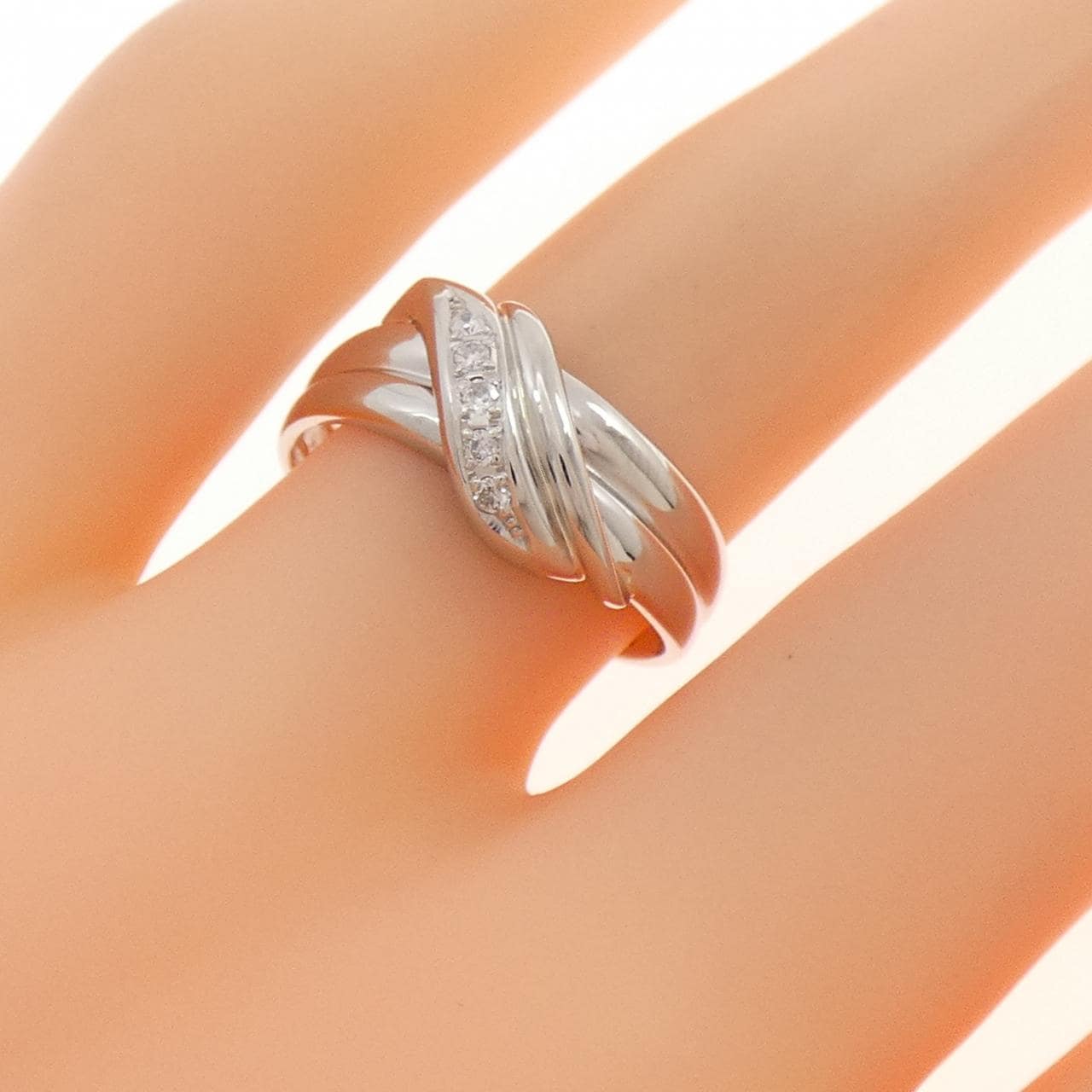 PT900 ダイヤモンド リング 0.05CT