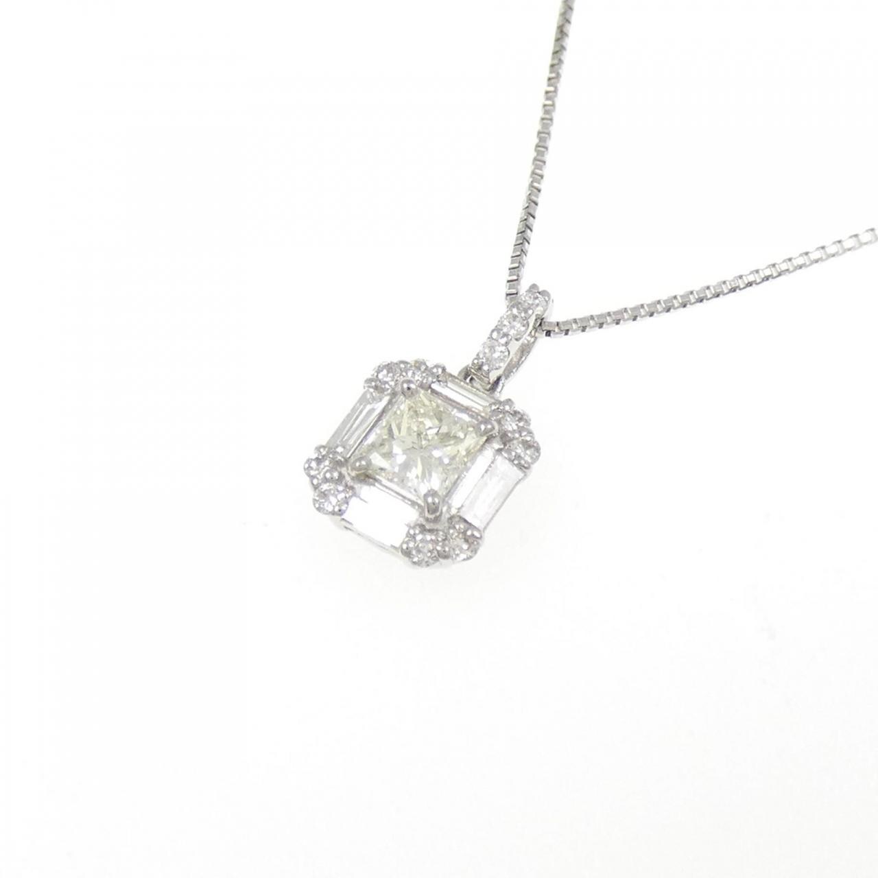 【新品】PT ダイヤモンド ネックレス 0.22CT