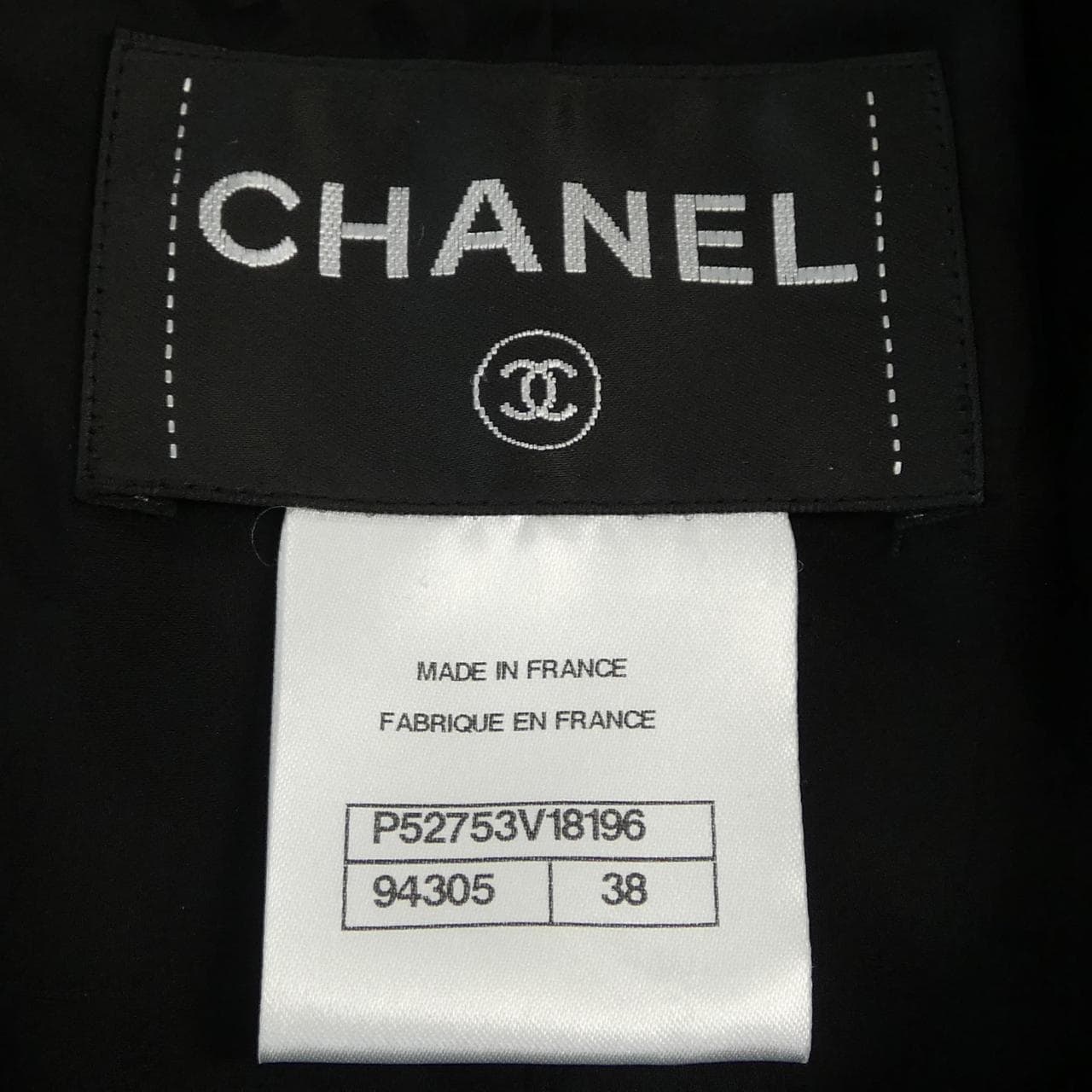 シャネル CHANEL P52753V18196 15K ノーカラージャケット