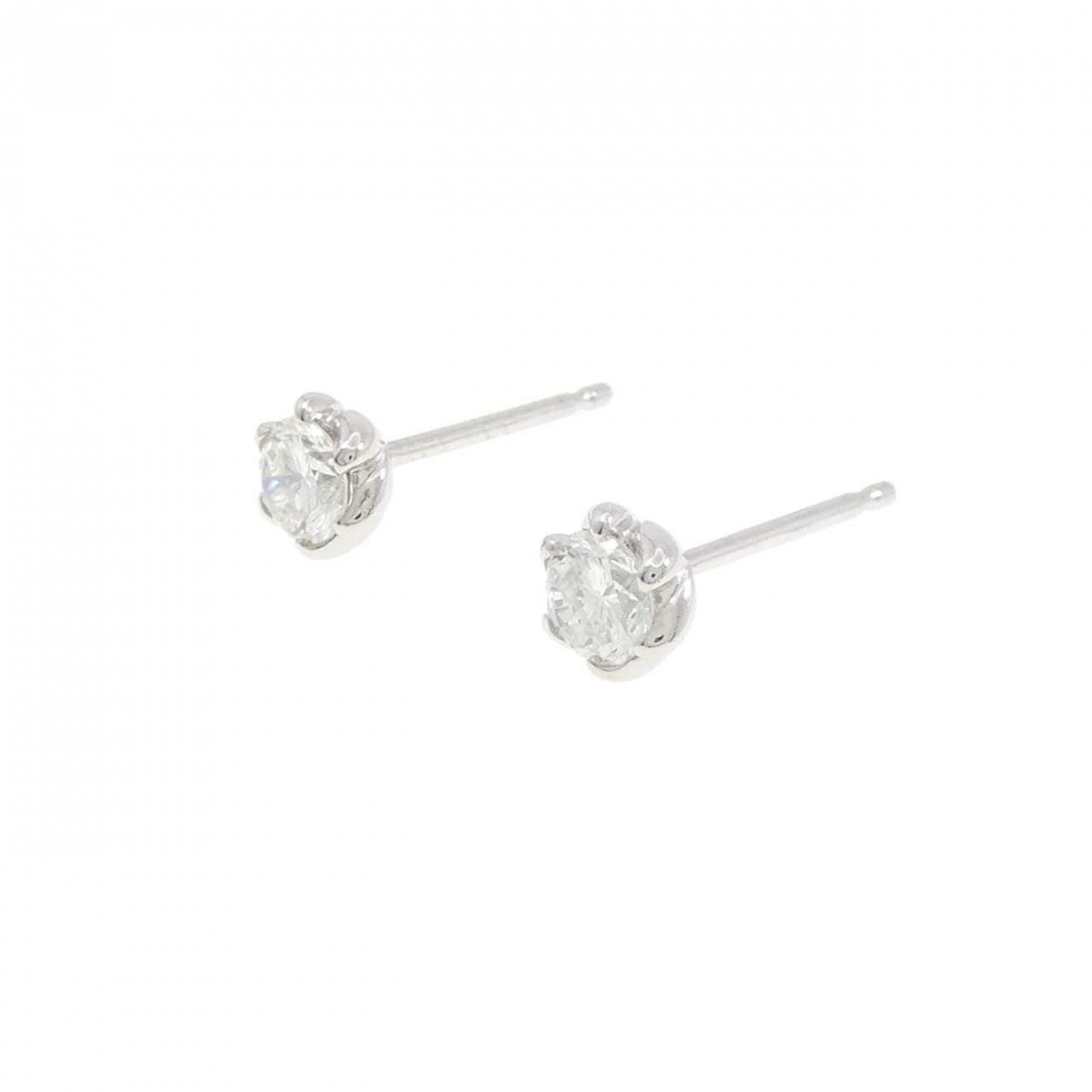 PT900 solitaire Diamond earrings 0.55CT