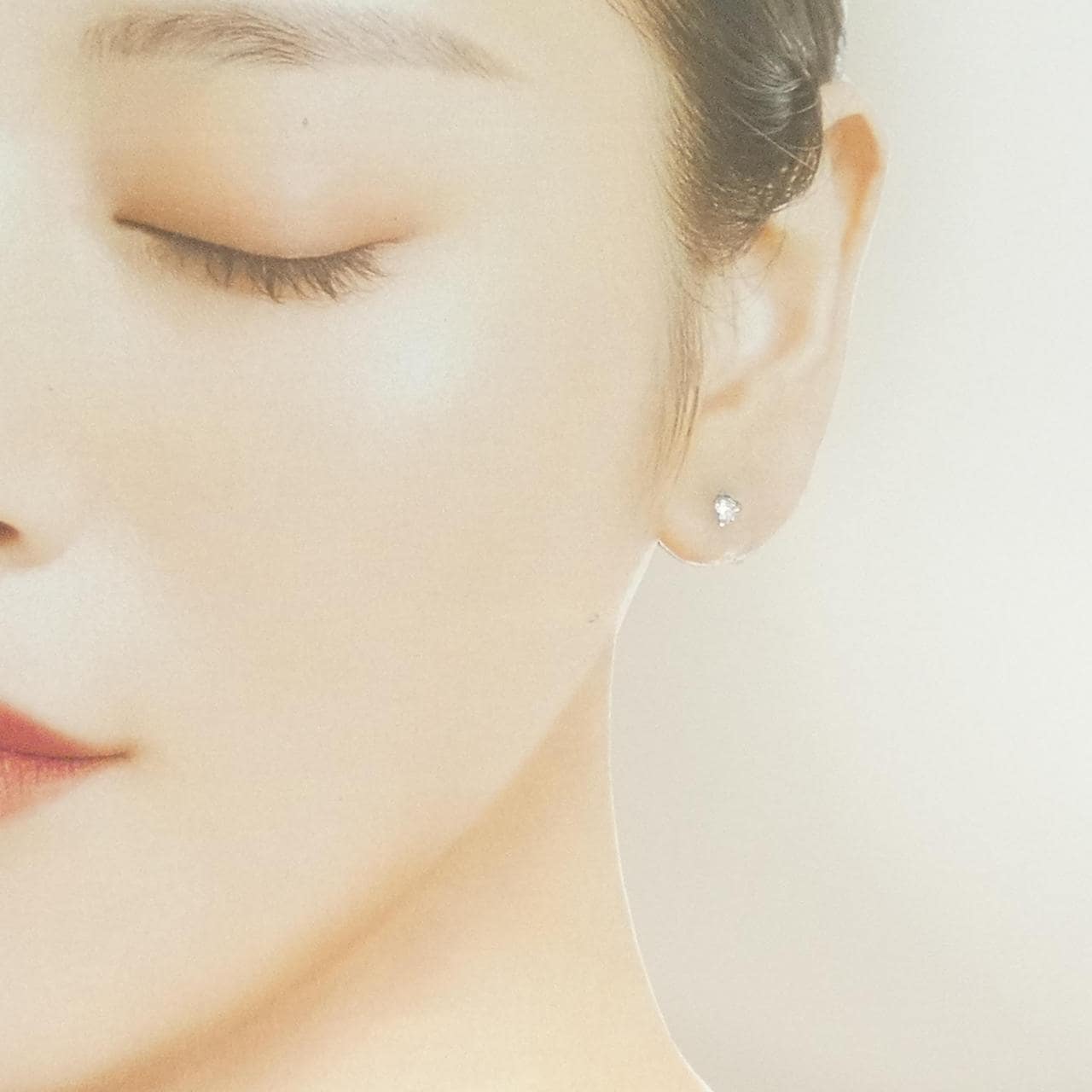 PT900 ダイヤモンド ピアス 0.207CT