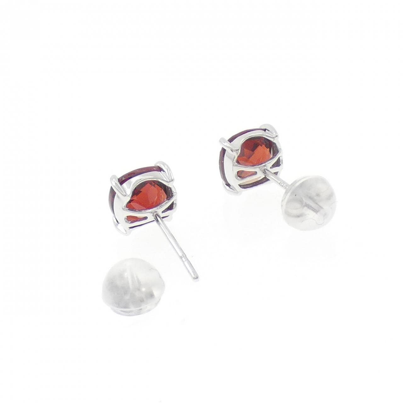 K14WG ガーネット ピアス