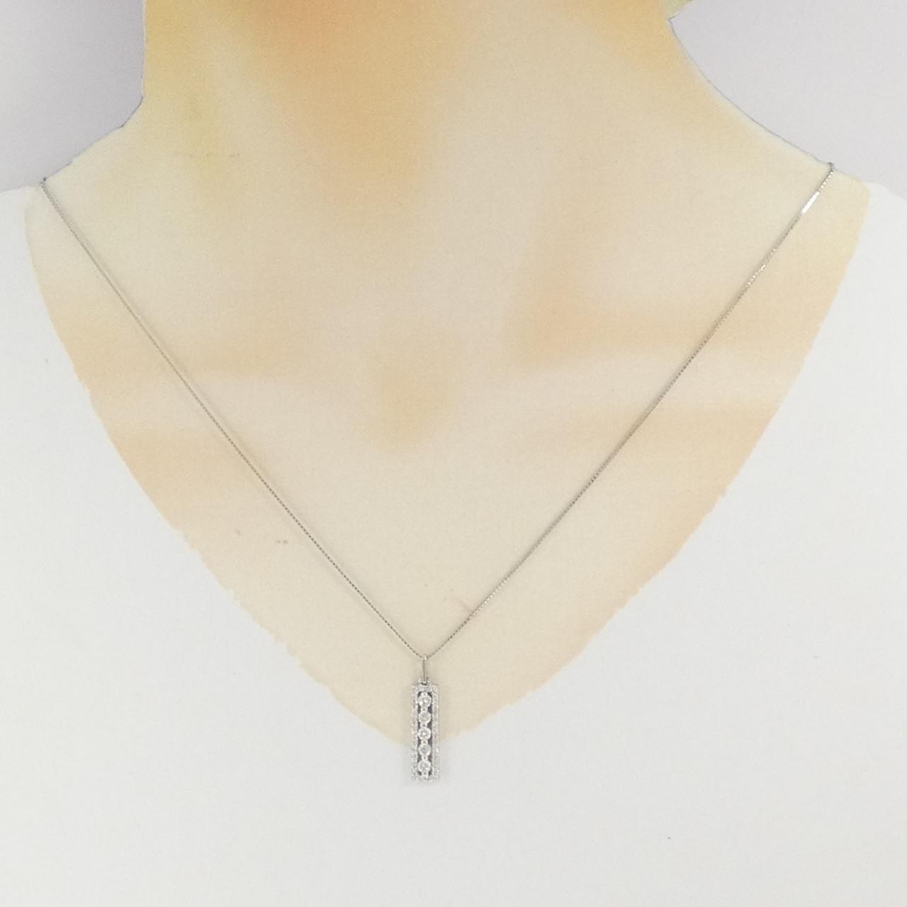 PT900/PT850 ダイヤモンド ネックレス 0.52CT
