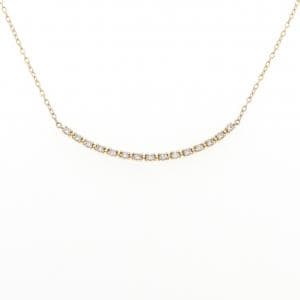 K18YG ダイヤモンド ネックレス 0.12CT