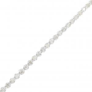 K18WG ダイヤモンド ブレスレット 1.00CT