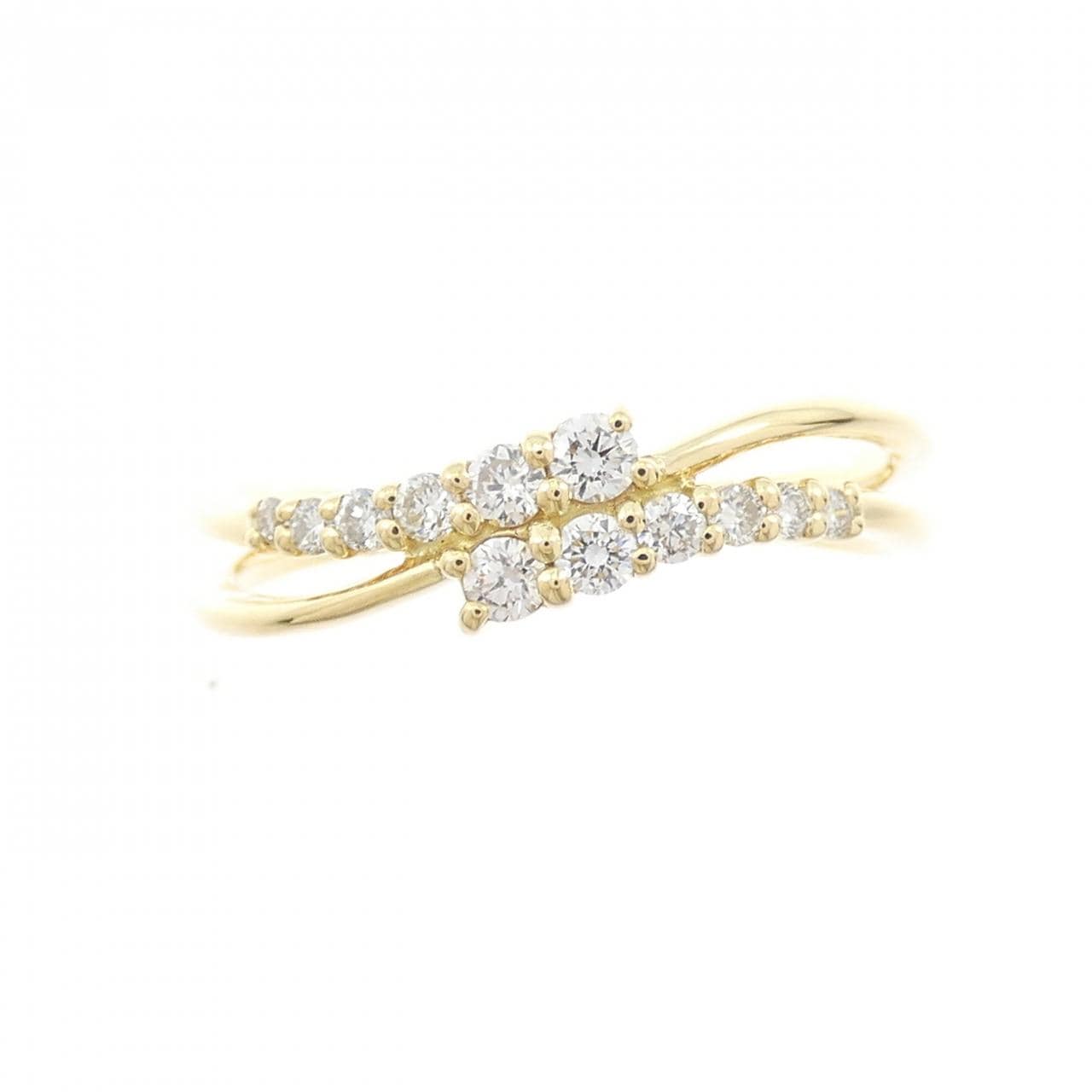 K18YG ダイヤモンド リング 0.20CT