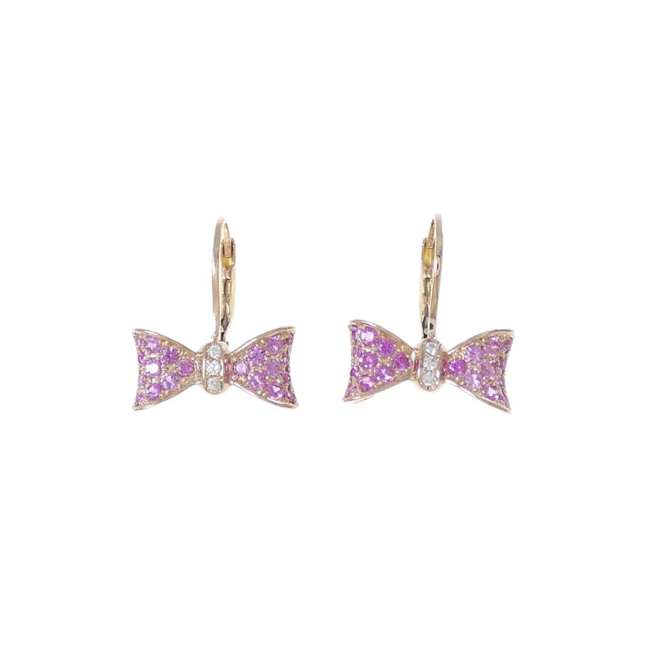 ポンテヴェキオ リボン ピアス 0.54CT