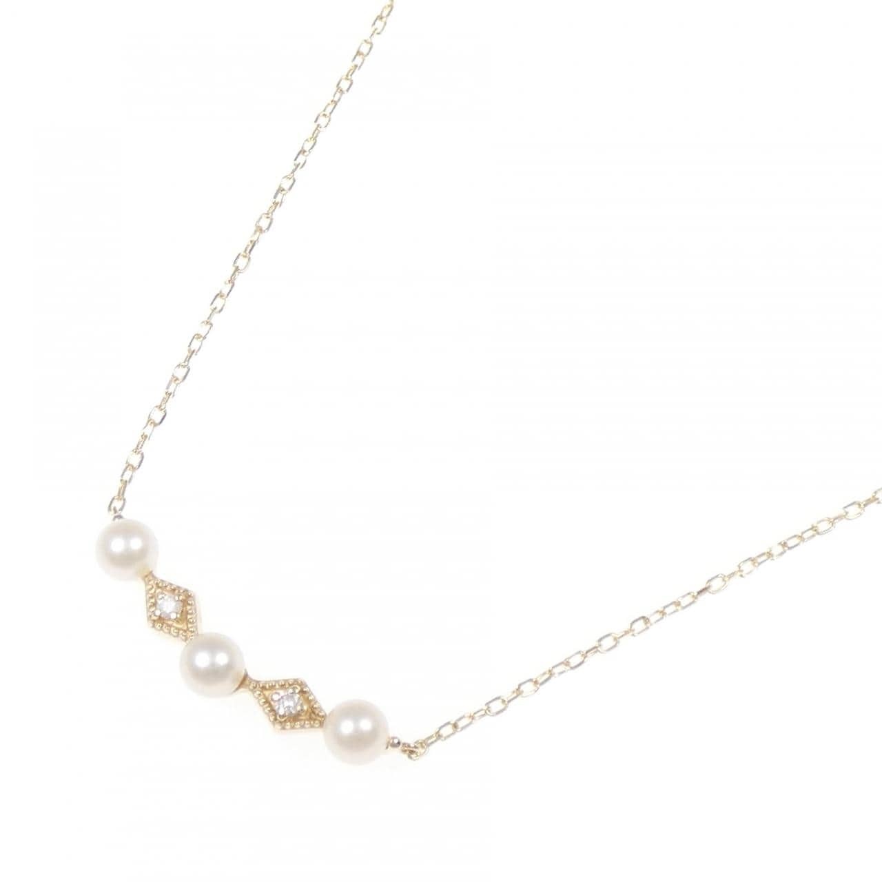 K10YG 淡水パール ネックレス