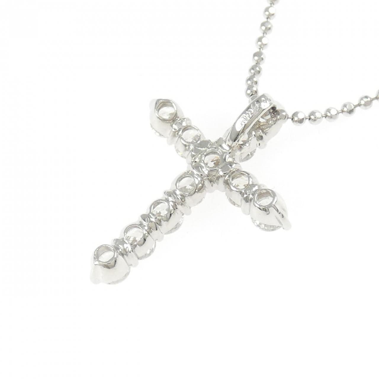 PT900/PT850 クロス ダイヤモンド ネックレス 2.00CT