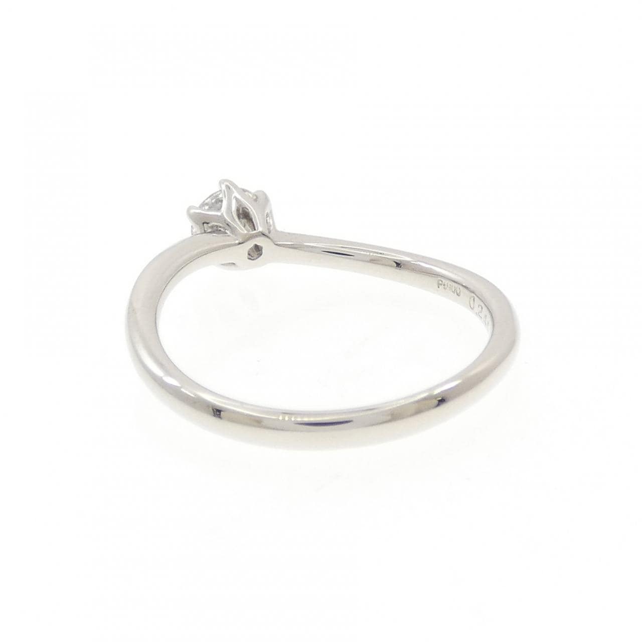 PT900 ソリティア ダイヤモンド リング 0.244CT