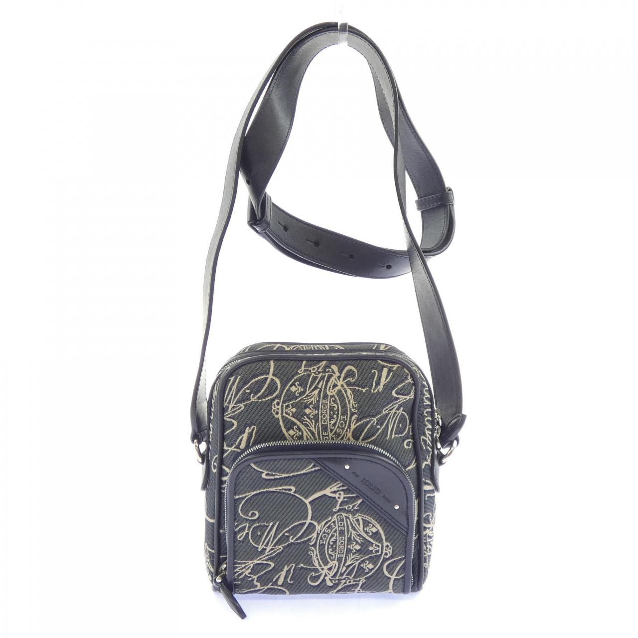 ベルルッティ Berluti マイルズスクリットアラベスクキャンバス BAG