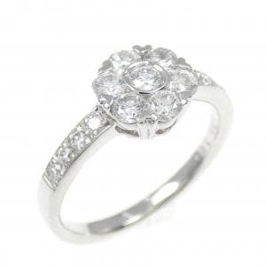 PT900 フラワー ダイヤモンド リング 0.60CT