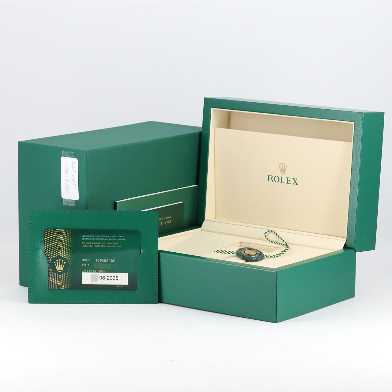 ROLEX Datejust 279384RBR SSxWG Automatic random number