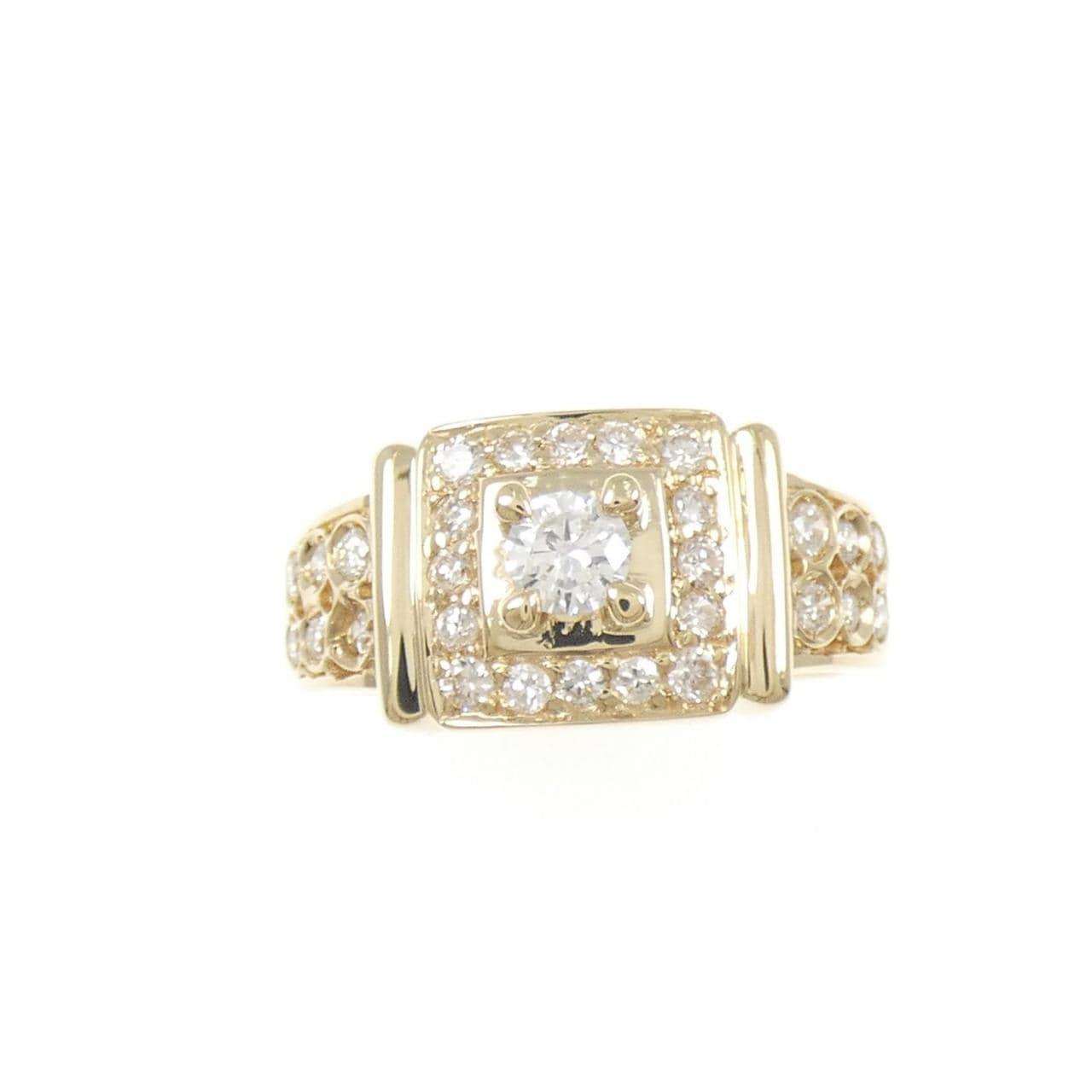 K18YG ダイヤモンド リング 0.19CT