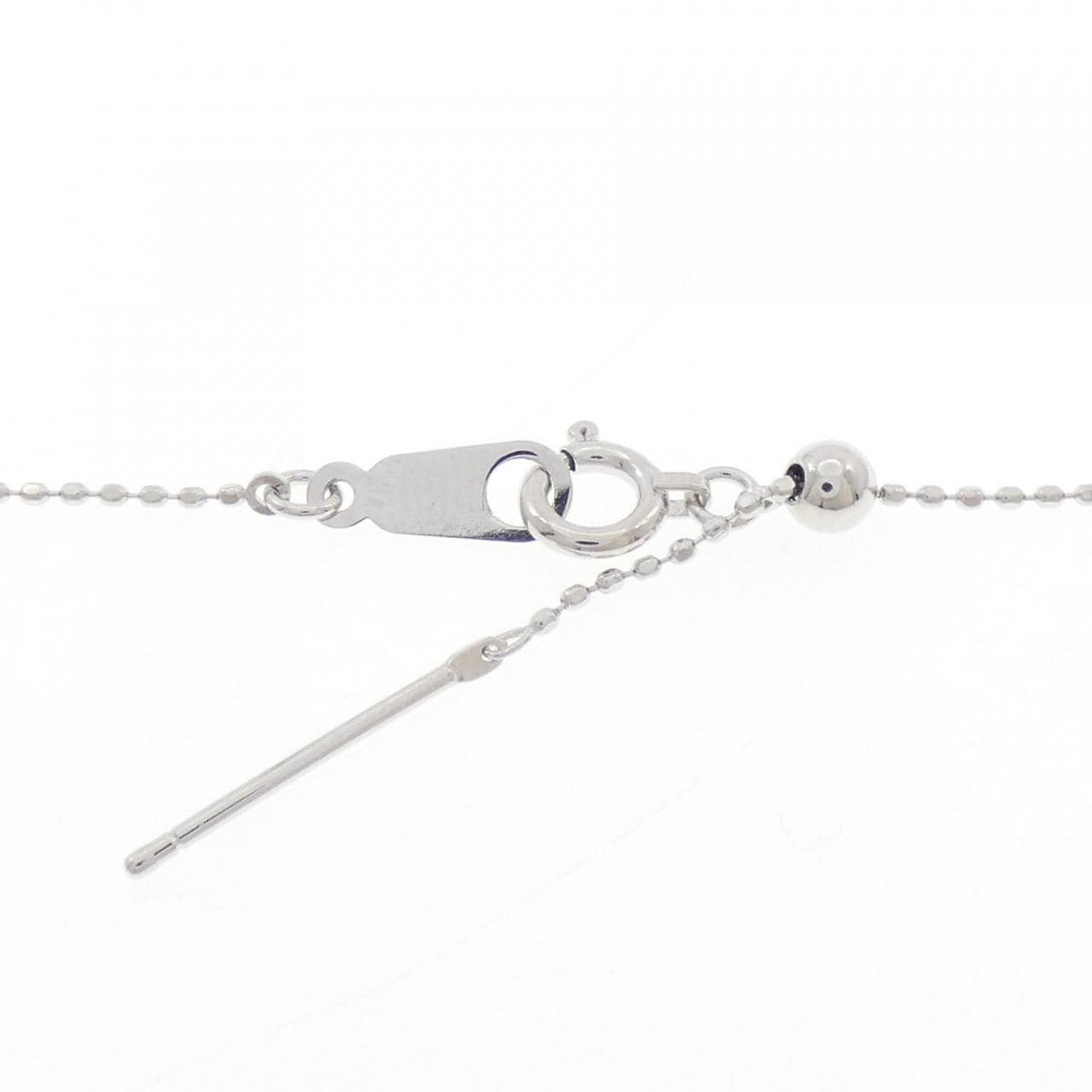 K18WG クロス ダイヤモンド ネックレス 1.00CT