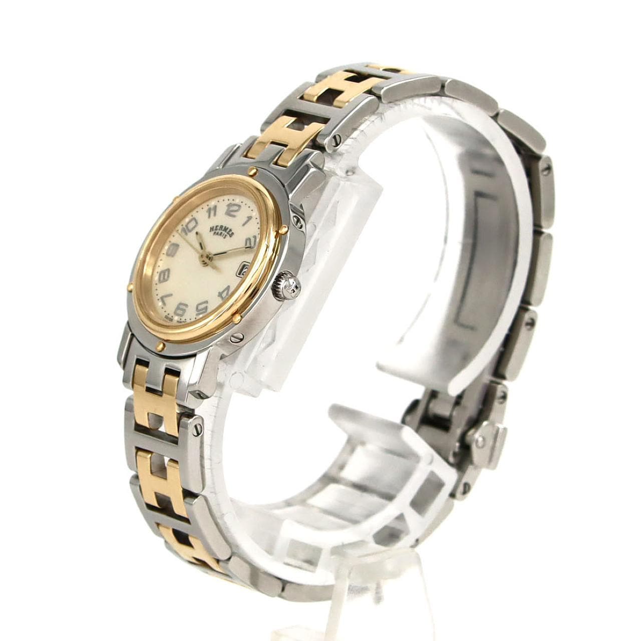 エルメス クリッパーナクレ コンビ CL4.220 SSxGP クォーツ