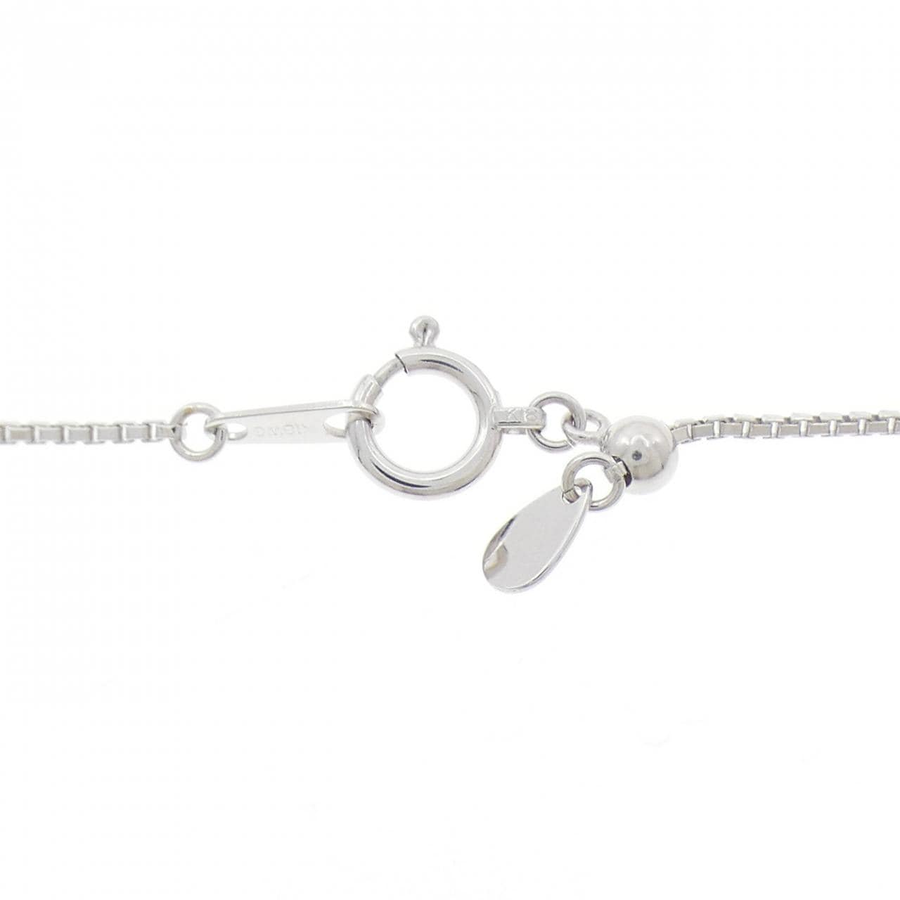 K18WG 十字海海蓝宝项链 2.27克拉