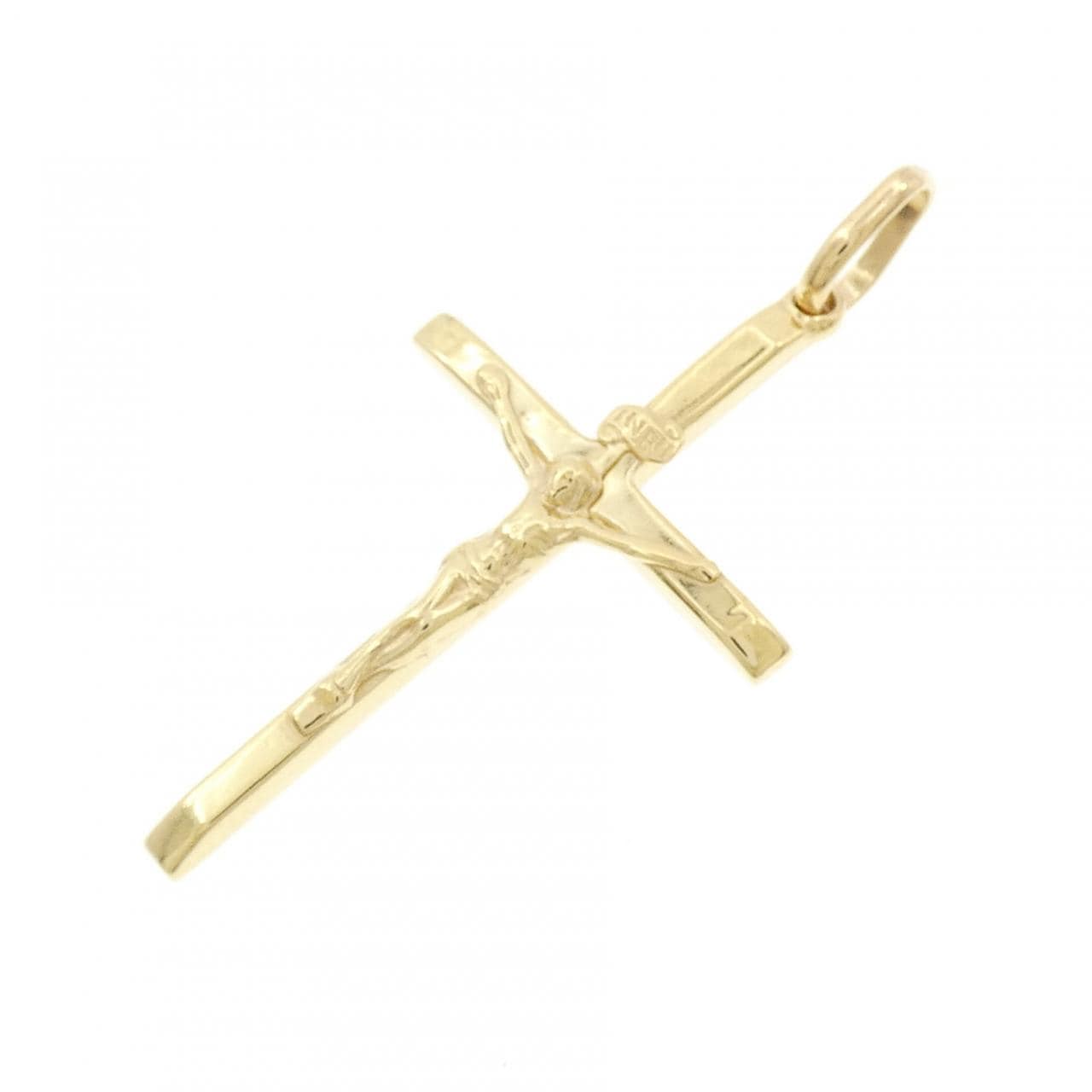 K18YG クロス ペンダント