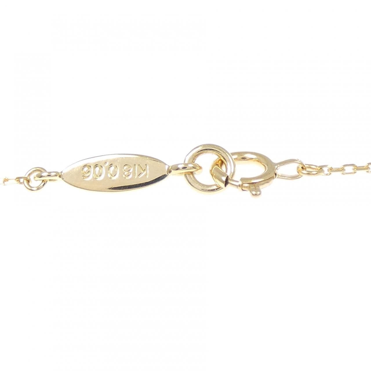 アーカー イニシャル ネックレス 0.06CT