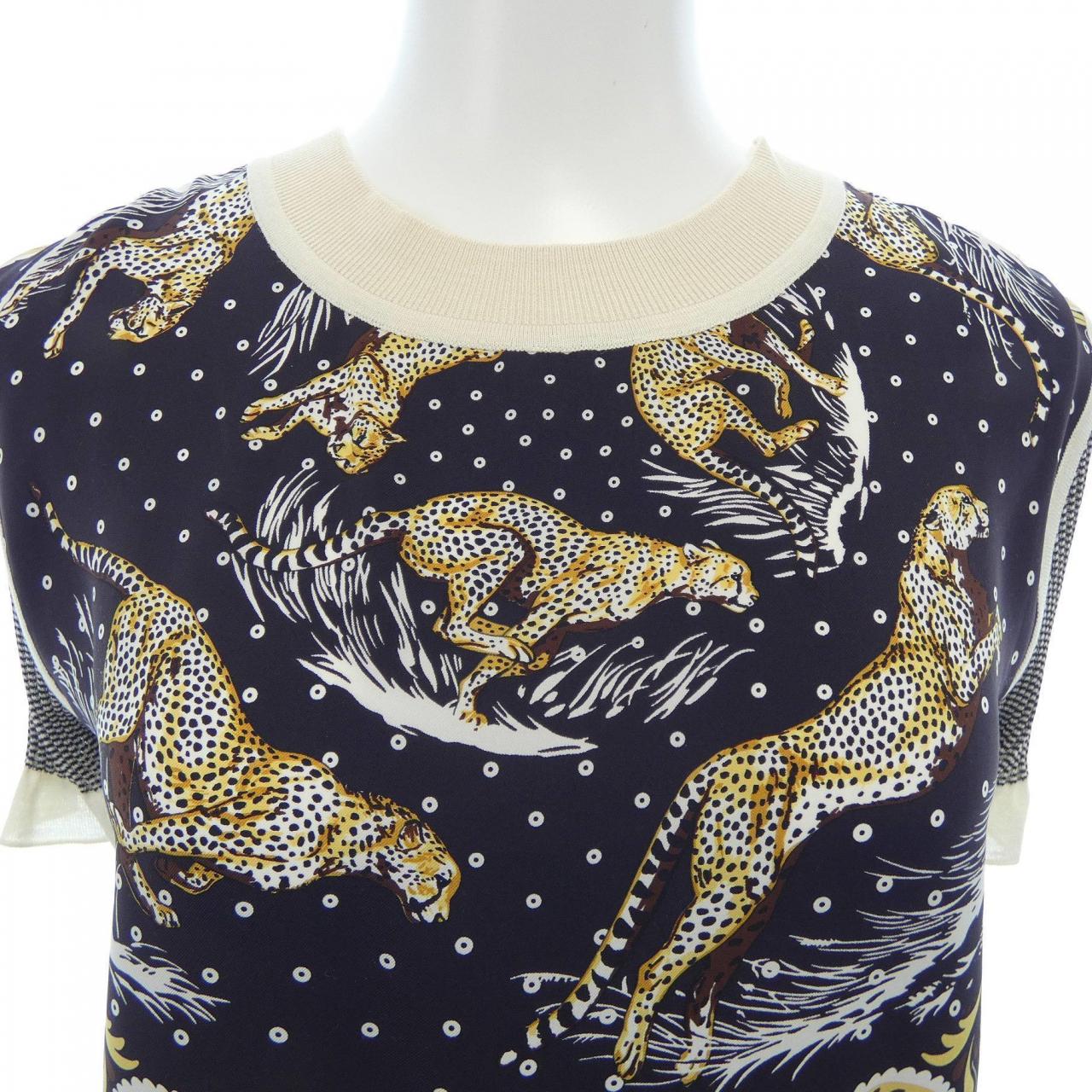 エルメス HERMES GUEPARDS ET PALMETTES 5E2821DS ツイルレーヌ ニット