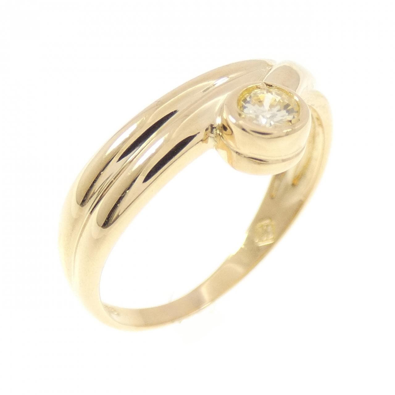 K18YG ダイヤモンド リング 0.11CT