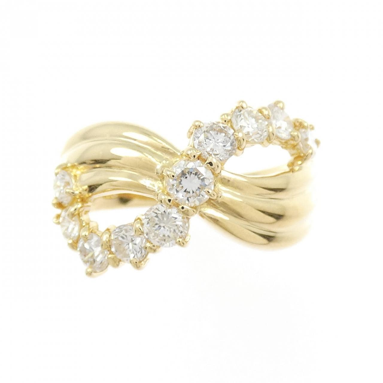 K18YG ダイヤモンド リング 1.03CT