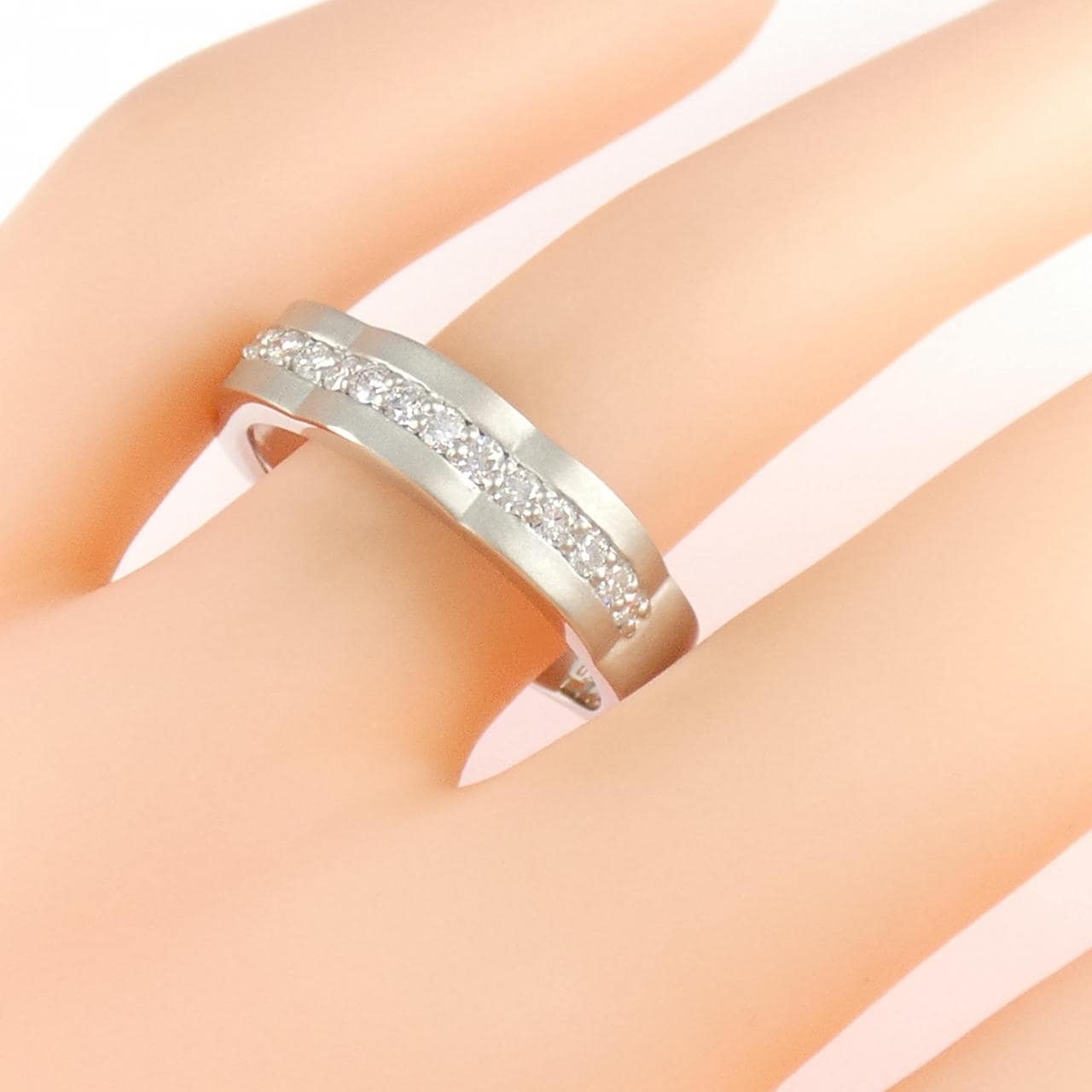 PT950 ダイヤモンド リング 0.37CT