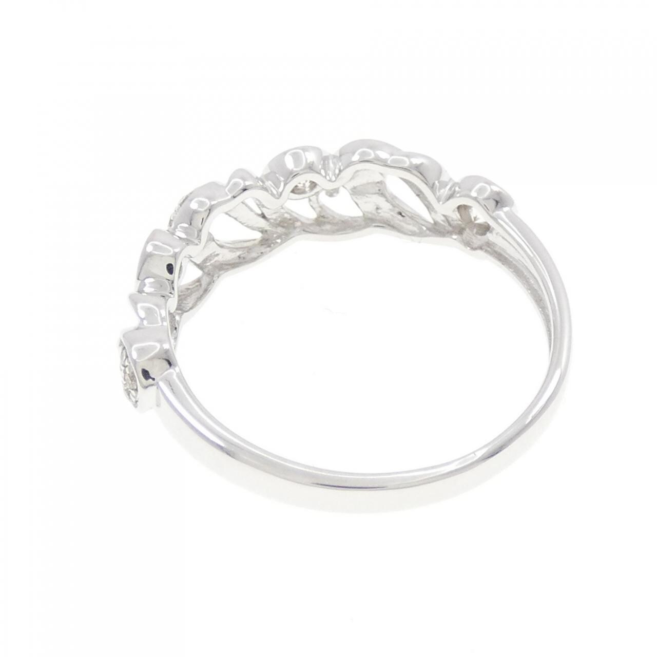 K18WG ダイヤモンド リング 0.27CT