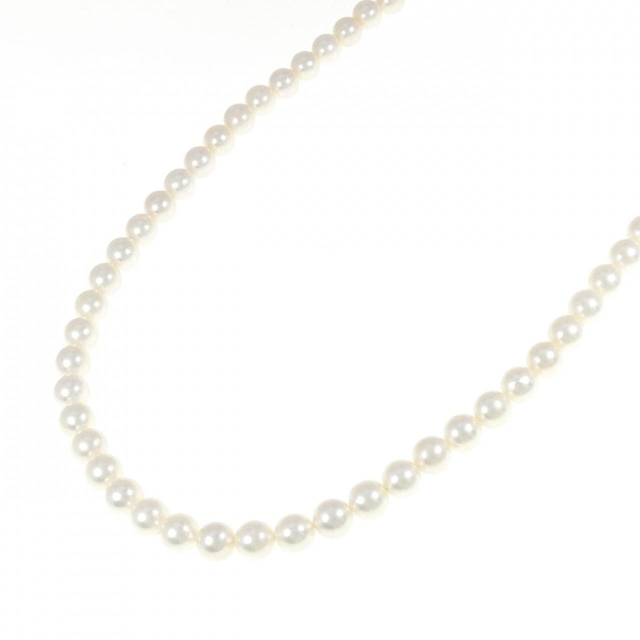 シルバークラスプ アコヤパール ネックレス 6.5-7mm