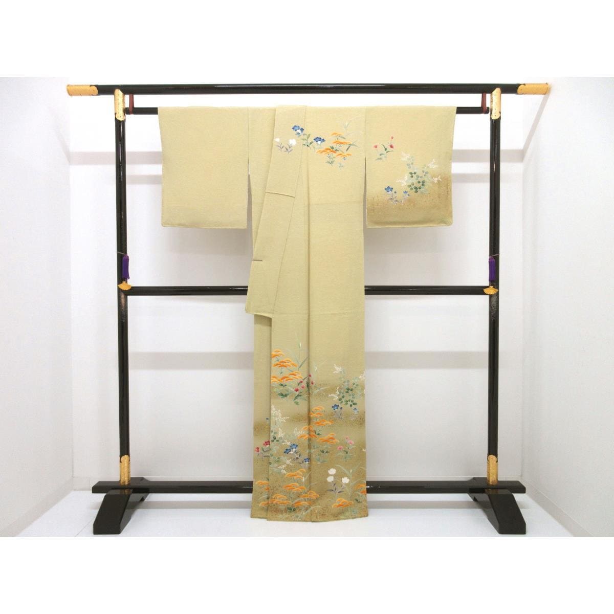 【未使用品】訪問着　友禅金彩加工