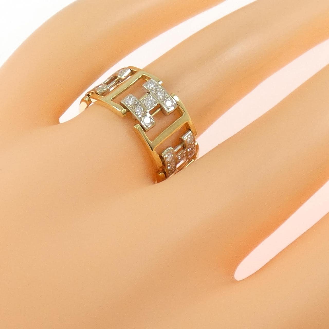 K18YG ダイヤモンド リング 0.50CT