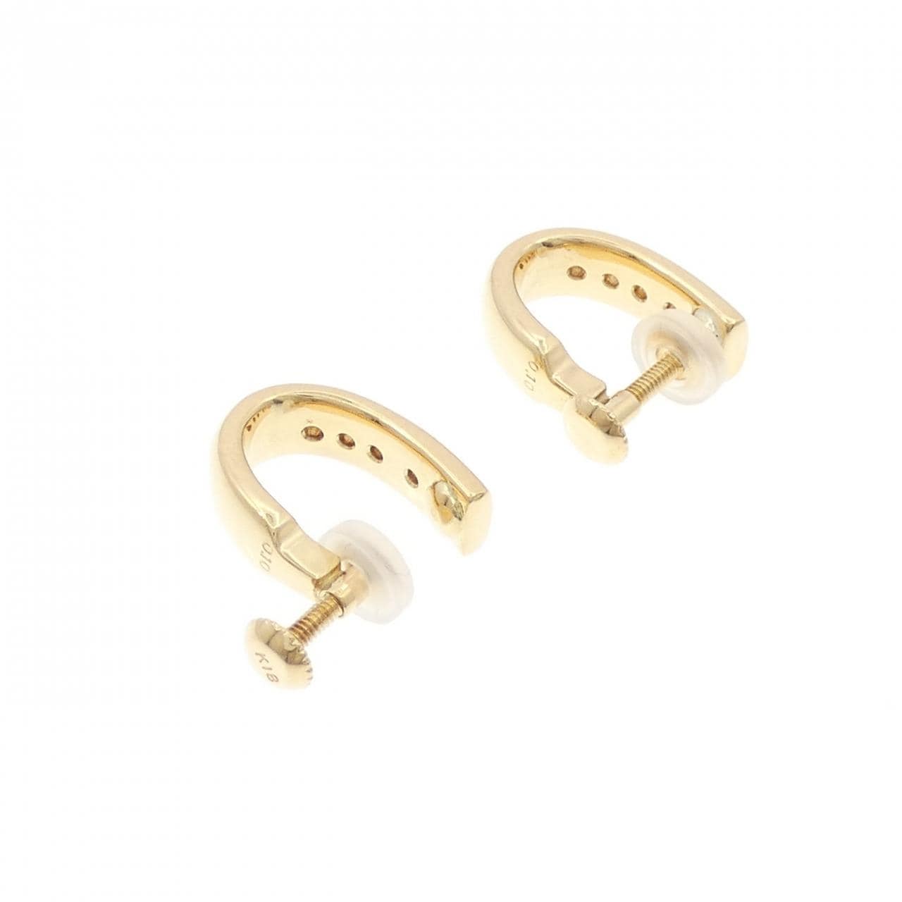 K18YG ダイヤモンド イヤリング 0.20CT