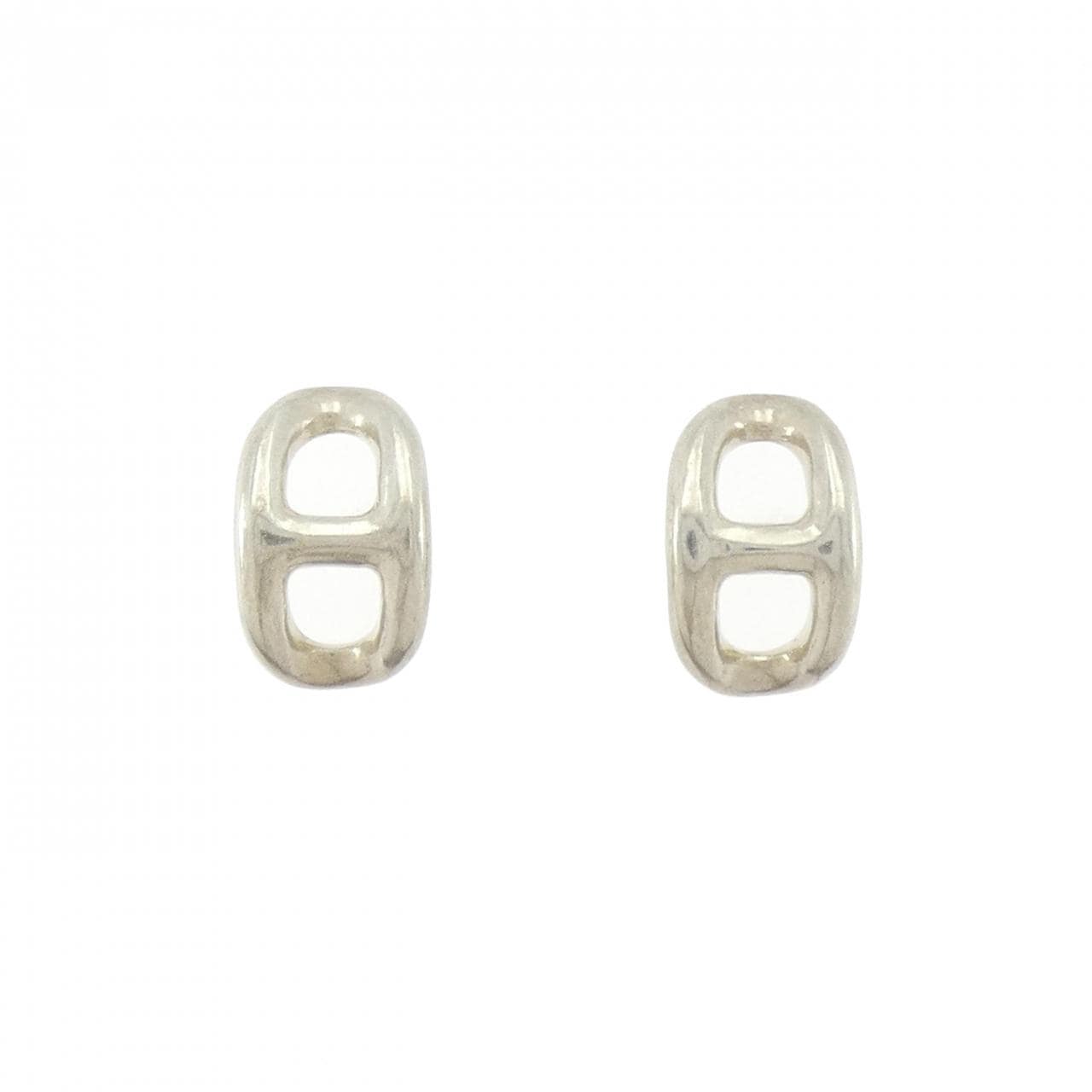 【ヴィンテージ】エルメス シェーヌダンクル ピアス