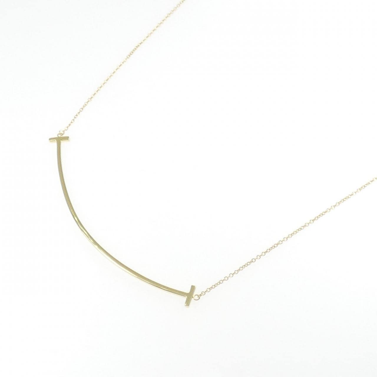 ティファニー Tスマイル ラージ ネックレス