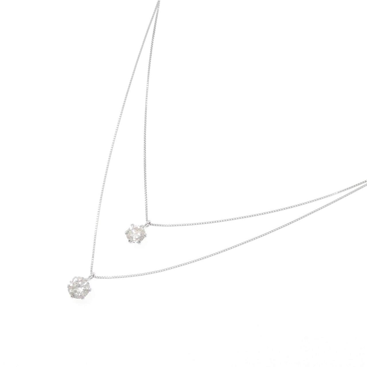 PT850 ダイヤモンド ネックレス 1.00CT