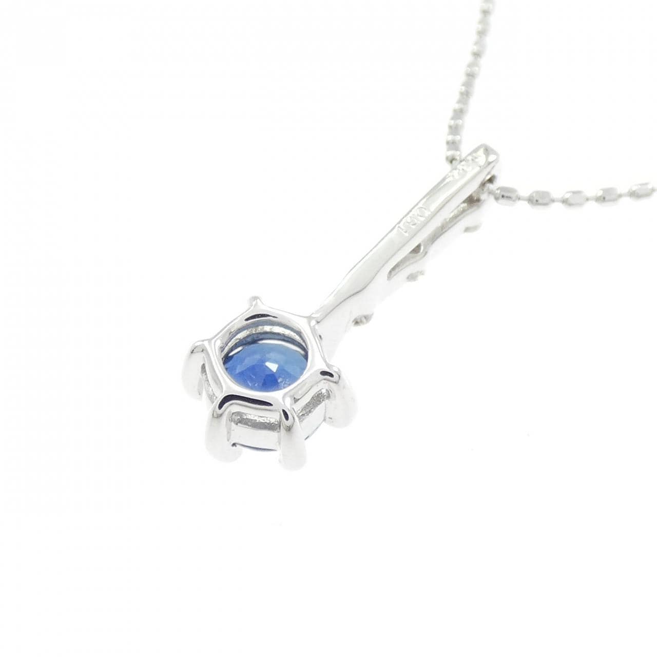 K18WG サファイヤ ネックレス 0.61CT