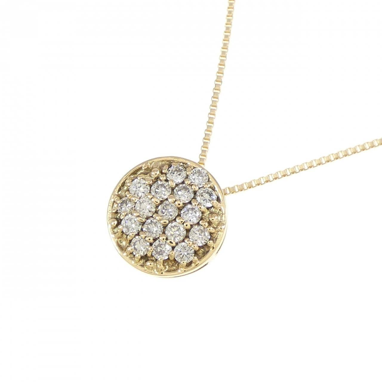 K18YG ダイヤモンド ネックレス 0.20CT